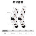 thumbnail image 3 of Lukts Dachshund Dog Pattern Womens Crew Soft Moisture-wicking Socks,Moisture Control Crew Socks,Mid Calf Socks, 3 of 6