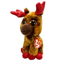 TY Beanie Boos - MAPLE the Moose (Glitter Eyes)(Regular Size - 6 inch) *Canada Exclusive*