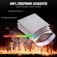 thumbnail image 4 of Money Bag Fireproof Document Bag 2012℉ 2 Pack 15x11"/13x10" Waterproof Document Holder Organizer Fire Proof Bag for Valuables Money Jewelry A4 Legal Documents File Tablet, 4 of 9