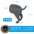 thumbnail image 1 of Innovative Toothpaste Topper, Encourages Good Habits, Compact And Lightweight, For Home Travel Daily Use, Non-Toxic Odorless And Durable, Suitable For Kids And Adults (3Pcs), 1 of 7