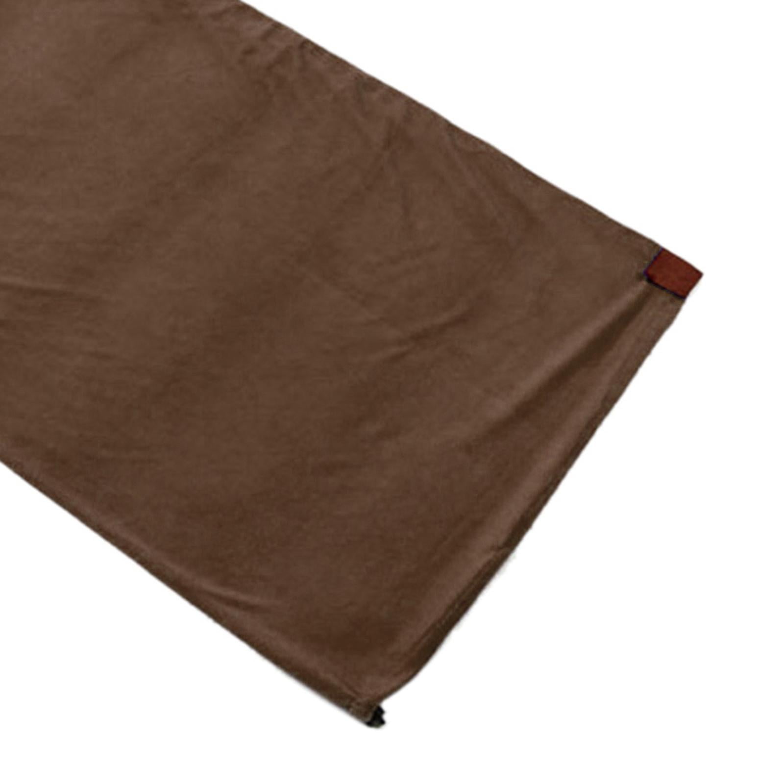 Axioma -Fleece sleeping bag liner, thermal pillow, sleeping bag, warm emergency camping Coffee