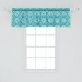 thumbnail image 2 of Ambesonne Abstract Window Valance, Star Like Art Deco Motifs, 54" X 18", Sky Blue Blue, 2 of 3