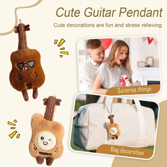 2026 New Violin Plush Toys, Stuffed Animals Toys Violin Soft Pillow Toys, Cute and Quirky Raccoon Plush Toy Creative, Best Birthday Gifts for Holiday Xmas Easter for Friend (Plush Toys, 2PCS)