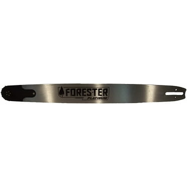 Forester Chainsaw Bar - Platinum Chainsaw Replacement Parts 24 Inch Chainsaw Bars Chain Saw Attachments Saw Logging Tools Arborist Equipment Power Chain Saws Home Bar