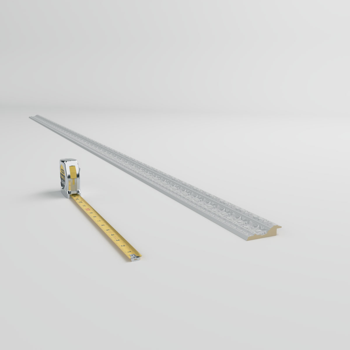 Ekena Millwork 2 5/8"H x 3/4"P x 94 1/2"L Piedmont Chair Rail (2-Pack)