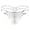 White, variant on Men's Patent Leather Gilded Triangle Sexy Briefs White S