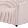 thumbnail image 6 of Tufted Sofa, Pink, Velvet, Modern Contemporary, Mid Century Living Hotel Lounge Cafe Lobby, 6 of 8