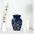 thumbnail image 6 of JAGASY Blue Decorative Urn for Ashes Adult Male - Small Urns for Human Ashes Keepsake - Funeral Urn for Brother - Mini Cremation Urns for Siblings - (3 Inch), 6 of 7