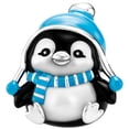 thumbnail image 1 of Charm pingüino navideño joya XmasPenguin01 1Pza Plata S925 Chapa Separador Fijo Pingüino Navideño Plata/Azul Caja Blanca, 1 of 3