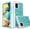 Teal, variant on Samsung Galaxy A51 5G Case, [Not Fit Samsung A51 UM/A51 4G] with [Tempered Glass Screen Protector], Military Grade 12 Feet Drop Proof Phone Cover With Glitter Spot Diamond-Purple