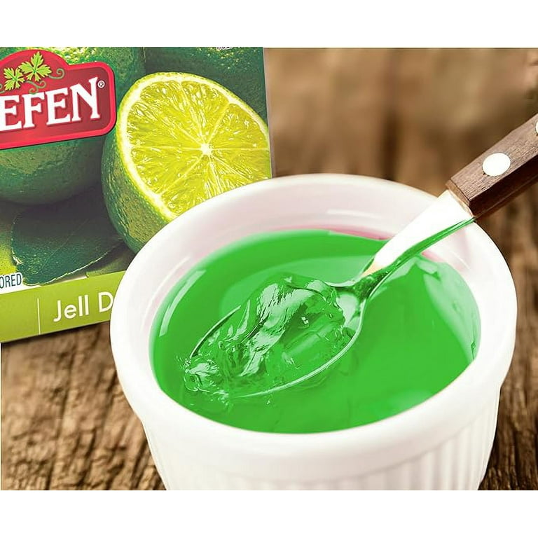 Gefen Lime Flavored Jello, 3oz (3 Pack) | Fish Free & Meat Free