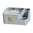 thumbnail image 4 of Porta pañuelos Organizador de mesa para el hogar Servilletero para encimeras Cajonera Verde Grande, 4 of 9