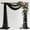 Black, variant on VGMiu Wedding Arch Draping Fabric 28.7" x 20FT Ivory Drapes Sheer Fabric Backdrop Arch Draping Fabrics for Wedding Ceremony Birthday Party Bridal Shower Decoration