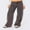 Coffee Color, variant on Casual Jeans for Women High Waist Boyfriend Denim Pants Side Striped Baggy Wide Leg Jeans S-XL