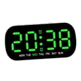thumbnail image 2 of deevoka Digital Alarm Clock 5 Level Adjustable Brightness for Dorm NightStand Office Green, 2 of 9