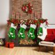 thumbnail image 5 of Bolsa de regalo navideña tejida para niños | Diseño de bastón de caramelo bordado | Decoración navideña colgante de 26 x 55 cm para chimenea o árbol, 5 of 5
