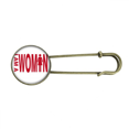 thumbnail image 1 of Status Status Status Women Gender Retro Metal Brooch Pin Clip Jewelry, 1 of 3