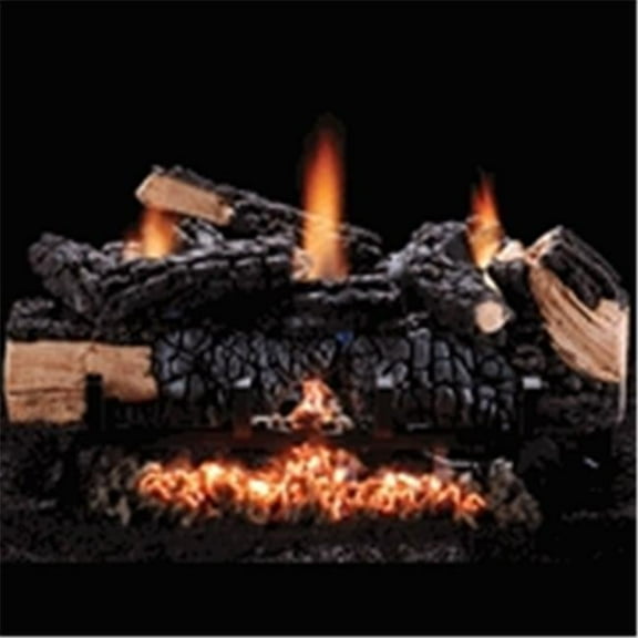 Hargrove Manufacturing  24 Inch  Cumberland Char Log Set  NG  Variable Flame