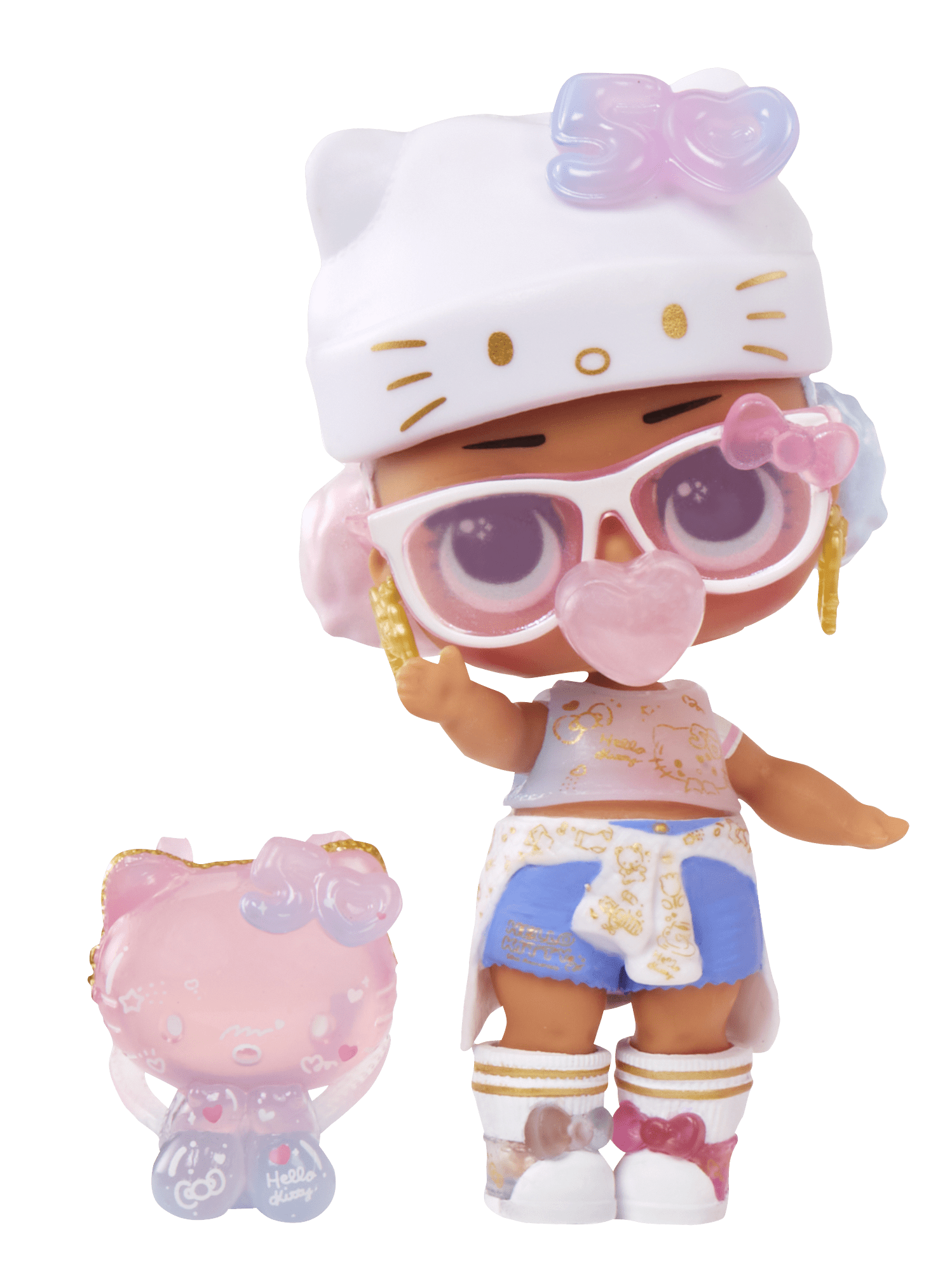 LOL Surprise Loves Hello Kitty Tots Collectible Doll, 7 Surprises, 50th Anniversary, Age 3+  (图2)