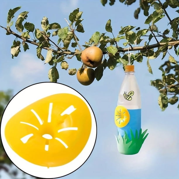 5PC Agricultural And Forestry Fly Bee Funnel Traps No Poison Or Chemical
