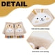 thumbnail image 3 of Lindos guantes de invierno tejidos de lana para niños pequeños, cálidos guantes convertibles sin dedos con funda para manoplas para niñas y niños829, 3 of 6