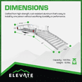 thumbnail image 3 of Elevate Outdoor Aluminum Tray Premium Cargo Carrier with 47-Inch Loading Ramp, 3 of 9