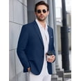 thumbnail image 2 of COOFANDY Mens Blazer Casual Lightweight Two Button Suit Jacket Regular Fit Sports Jacket, 2 of 6
