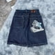 thumbnail image 4 of Pantalones cortos de mezclilla holgados para hombre y mujer, Shorts de estilo Harajuku Y2K, Hip Hop, gótico, informal, Joker, ropa de calle, 4 of 5