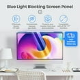 thumbnail image 3 of Blue Light Blocking Screen Protector Panel for 26, 27 inch Diagonal Eye Protection Filter Film - Widescreen Laptop and Monitor Frame Hanging Type (W 21.2" X H 13.4"), 3 of 10