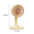 thumbnail image 3 of ASXITE Fans that Blow Cold,Desk Fan,Rechargeable Usb Fan,Portable In A Straight,Two Speed Wind Speed,Desktop Fan,Regolabile Angle Up And Down Sway, 3 of 6
