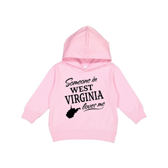 Inktastic Someone in West Virginia Loves Me Toddler Hoodie