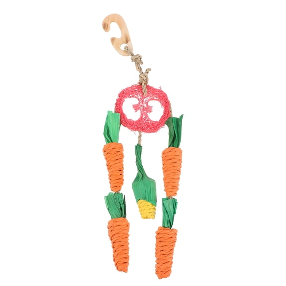 ACDANC Rabbit Chinchilla Hamster Chew Toy Molar Toy Cage Accessory