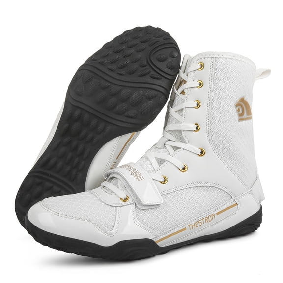 Men's Boxing Shoes Training Shoes Lightweight Wrestling Shoes Men Non-Slip Big Size 7-14 Comfortable Breathable Professional Men Fistfight Shoes Fitness Sneakers