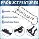 thumbnail image 4 of Junta de Tapa de Válvula Unique Bargains No.A6510160021 para Mercedes-Benz A-CLASS(W176) 2012-En, 4 of 7