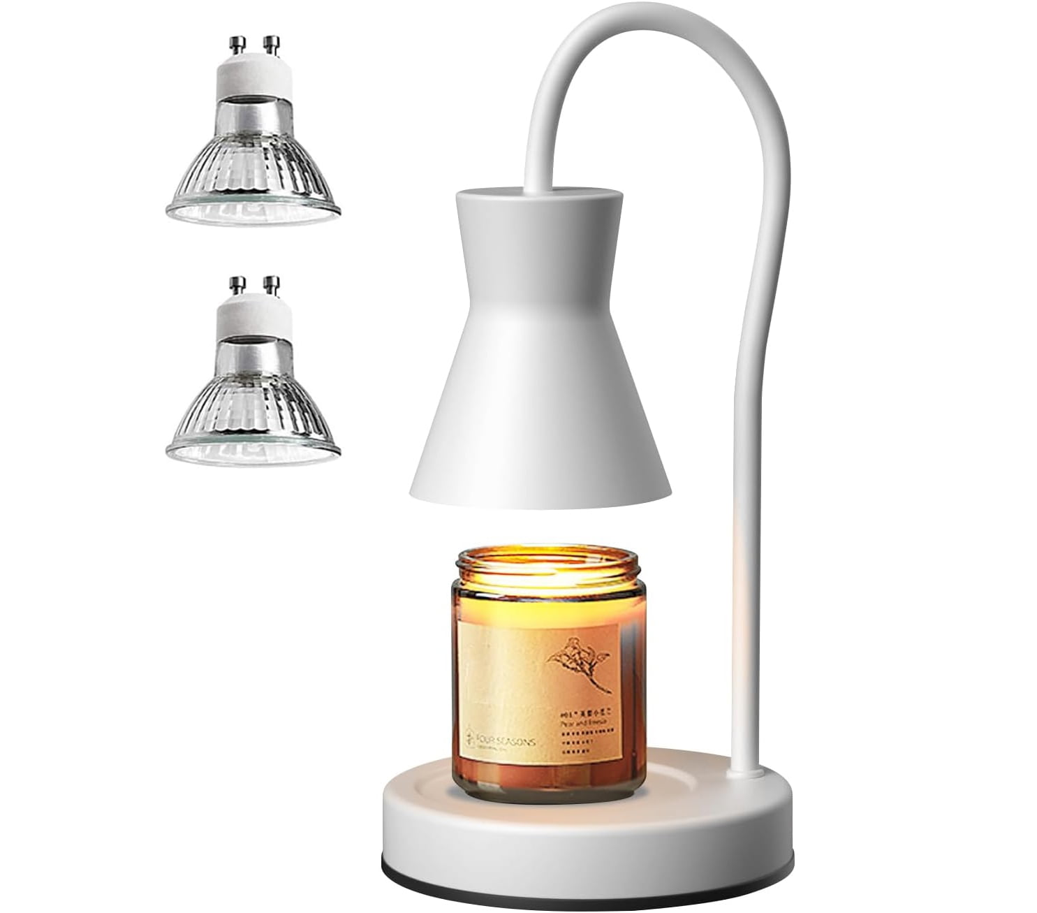 OGEDNAC Candle Warmer Lamp, Dimmable Metal Candle Lamp Warmer Height Adjustable, Compatible with