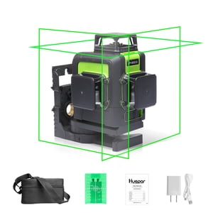 Huepar 3D 12-Line Self-Leveling Green Laser Level