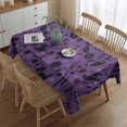 thumbnail image 2 of Halloween Witchy Elements Pattern Rectangle Tablecloth 60"x84",Waterproof Polyester Rectangle Table Cloth, Wipeable Spillproof Polyester Tablecloth for Dining, Camping, Indoor and Outdoor, 2 of 5