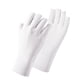 thumbnail image 4 of Guantes para manicura en gel, sin dedos, ligeros, resistentes y prácticos, con protección ligera. Blanco, 4 of 8