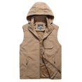 thumbnail image 4 of Birdeem Mens Work Clothes Jacket Solid Color Stand Collar Multiple Pockets Outdoor Sports Photography Leisure Coat, 4 of 6