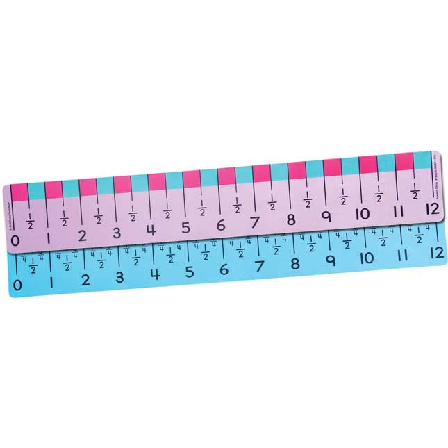 Marked Measurement Rulers 6 rulers