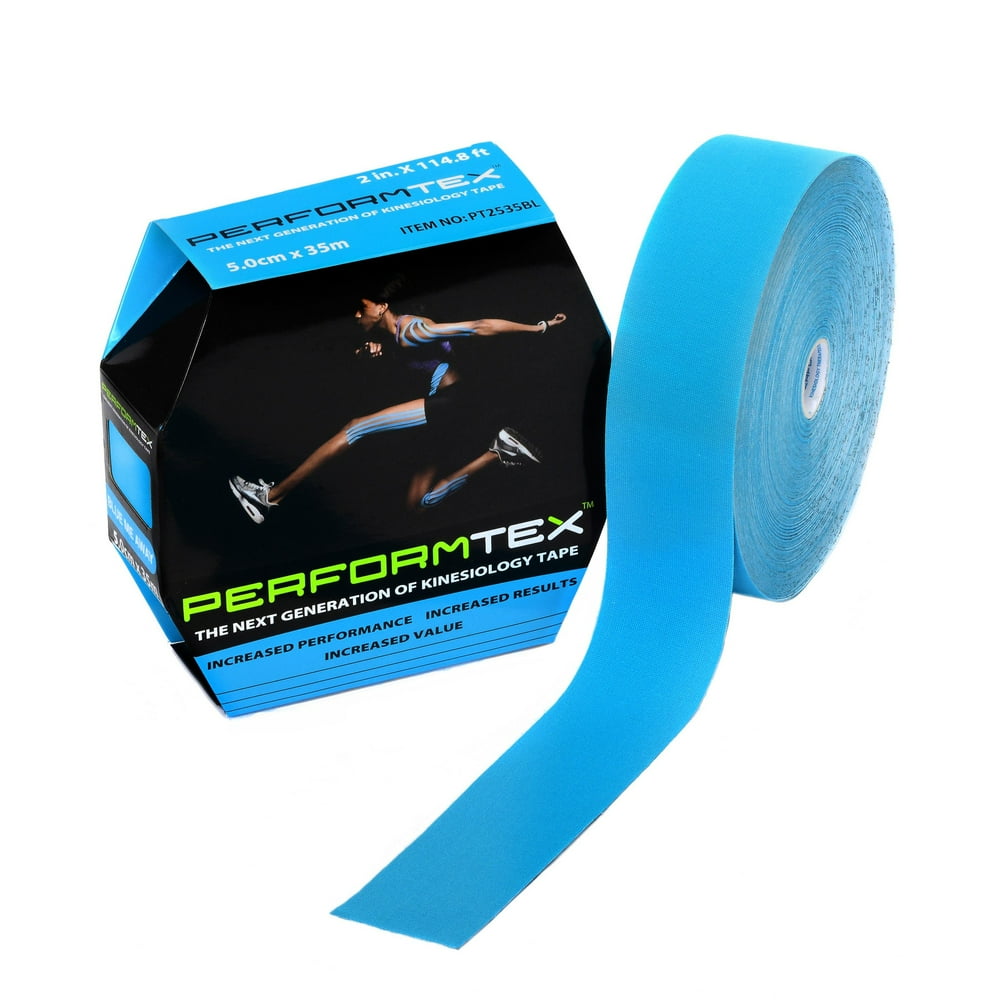 PerformTex Original Cotton Kinesiology Tape Blue Me Away / 35 Meter
