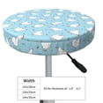thumbnail image 2 of Goofa Funny Chicken Printed Stool Covers Round, Waterproof Round Bar Stool Covers Anti-Slip Round Bar Stool Seat Cover with Elastic Bands Durable -14 inch, 2 of 7
