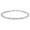 White Gold, variant on 18K White Gold Plated Cubic Zirconia Classic Tennis Bracelet 6.7 Inch (gold-plated-brass)