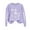 Purple, variant on Wensltd Women's Long Sleeve Crewneck Sweatshirt Soft Loose Pullover Sweatshirts for Women