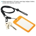 thumbnail image 6 of Uxcell Neck Lanyard with Hook Badge Lanyards Adjustable Long Strap Holder Keychain Black, 6 of 7
