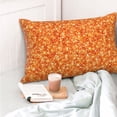 thumbnail image 4 of Fotbe Orange Glitter Funda de Almohada Decorativa Estilo Occidental, Lujo en Algodón, Fundas para Almohadas King, Cojín Estampado para Decoración del Hogar-16"x24", 4 of 6