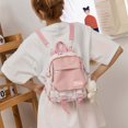 thumbnail image 2 of Mochila pequeña para mujer, bolso escolar multifuncional de doble uso para chicas adolescentes, Mini mochila Kawaii de viaje Fivean unisex, 2 of 2