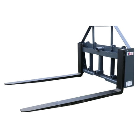 UA 48” Pallet Fork Frame Attachment with Headache Rack and Hitch | Made in