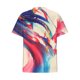 thumbnail image 4 of Blusa informal de manga corta con estampado de teñido anudado y cuello redondo para mujer OAVQHLG3B Store lin121212, 4 of 4