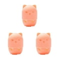 thumbnail image 3 of Transemion Modern And Functional Cat Shaped Sponge Holder With Silicone Storage Box light orange 3Set, 3 of 6